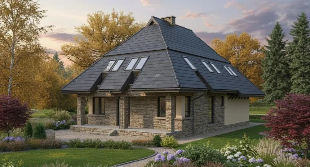 Проект Двухэтажный дом 12 на 16, 184 м2