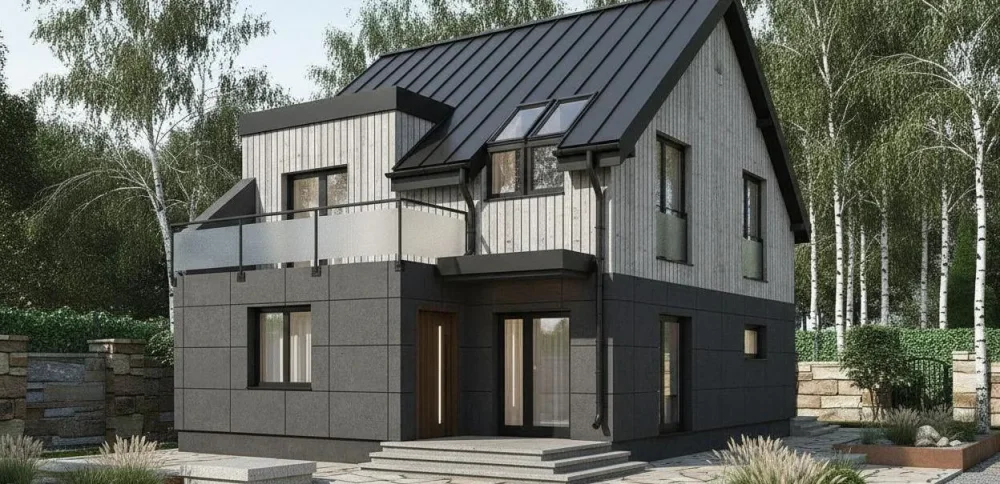 Проект Двухэтажный дом 6 на 17, 159 м2