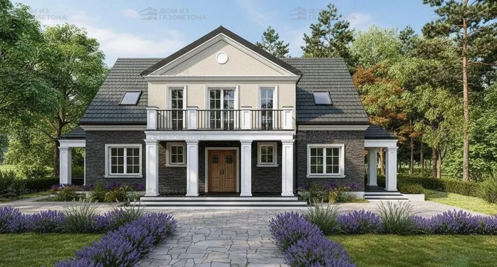 Проект Двухэтажный дом 18 на 11, 207 м2