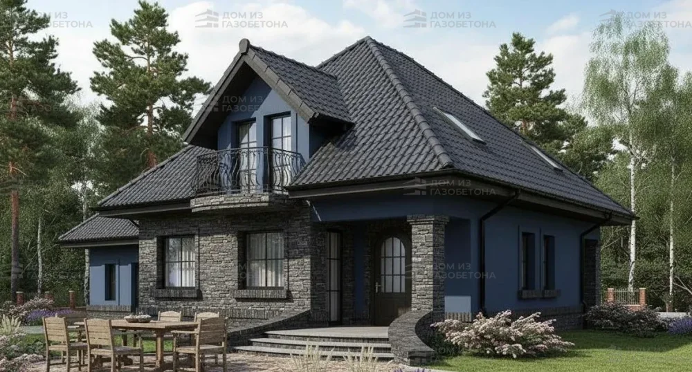 Проект Двухэтажный дом 18 на 12, 205 м2