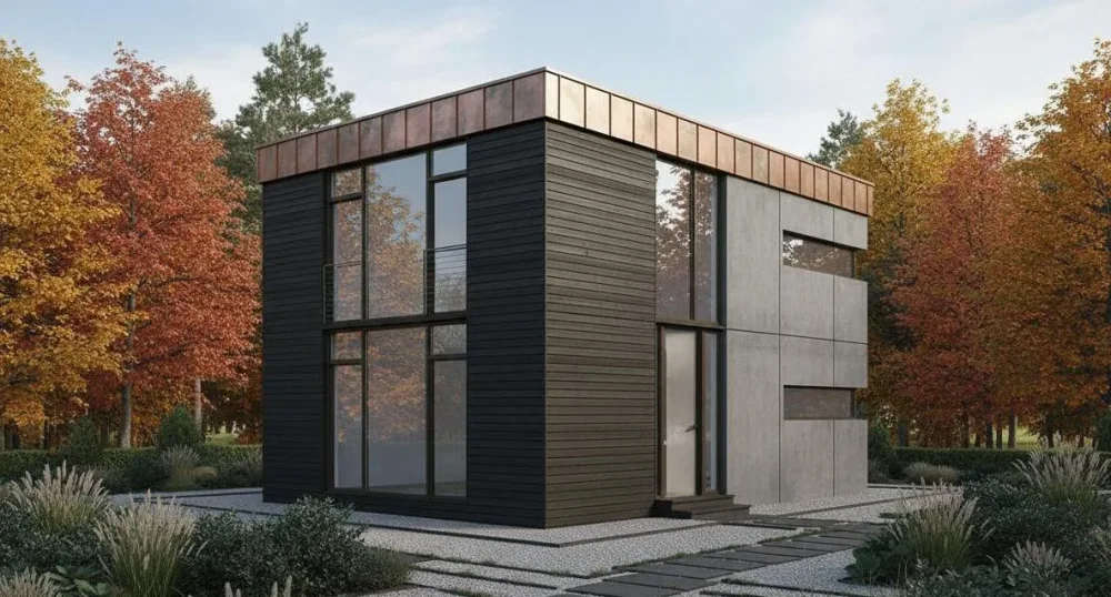 Проект Двухэтажный дом 11 на 6, 116 м2