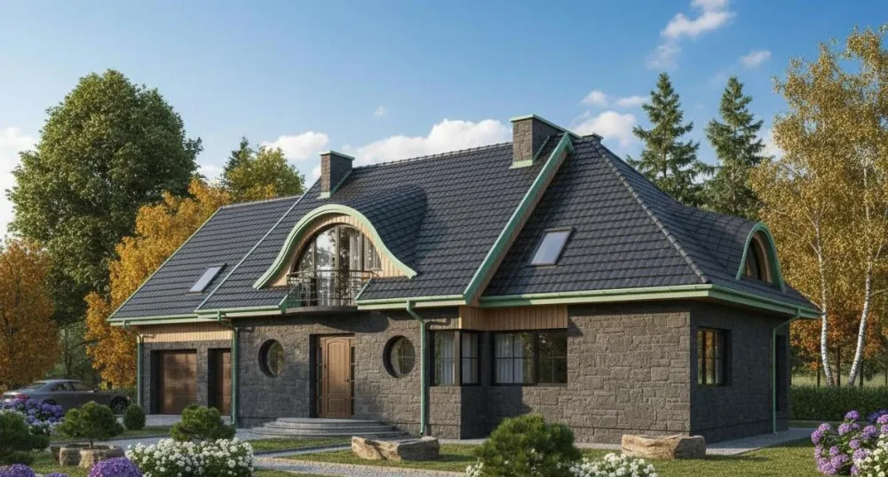 Проект Двухэтажный дом 20 на 11, 294 м2