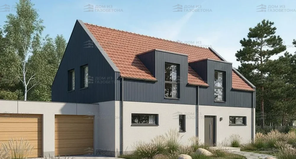 Проект Двухэтажный дом 6 на 12, 149 м2